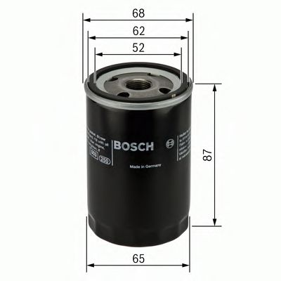 Фильтр масляный - Bosch 0 986 452 060