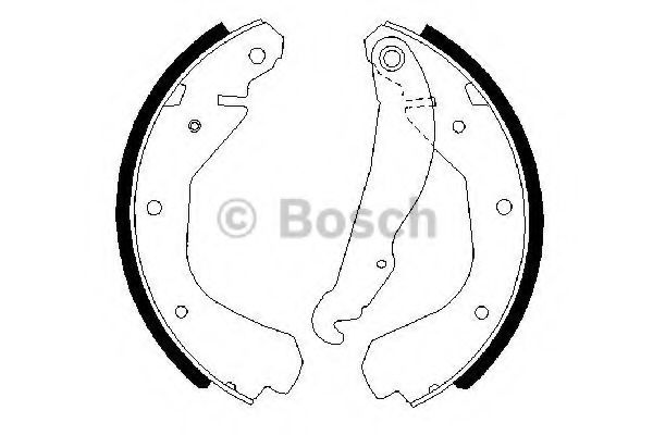 Колодки тормозные дисковые | зад | - Bosch 0 986 487 213