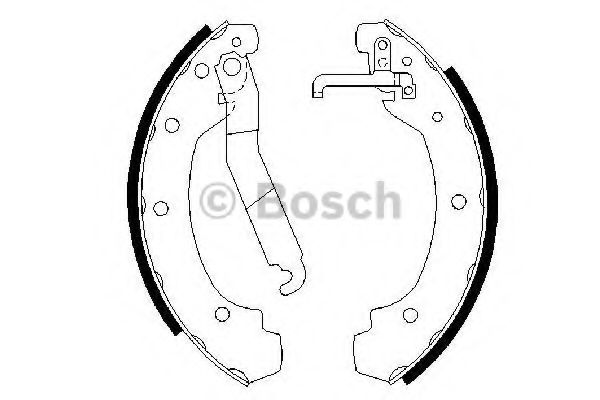 Колодки тормозные дисковые | зад | - Bosch 0 986 487 389