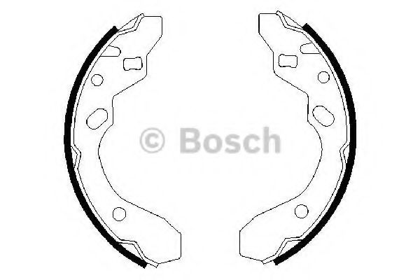 Колодки тормозные дисковые | зад | - Bosch 0 986 487 417