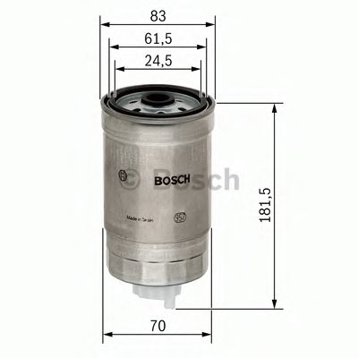 Фильтр топливный - Bosch 1 457 434 184