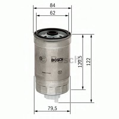 Фильтр топливный - Bosch 1 457 434 435
