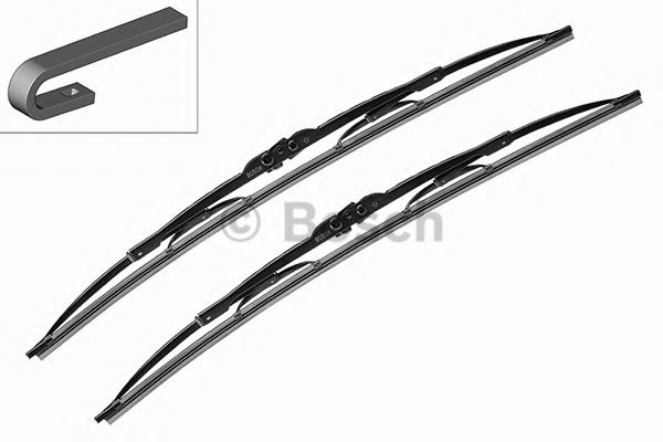 Щетка стеклоочистителя каркасная   - Bosch 3 397 001 472