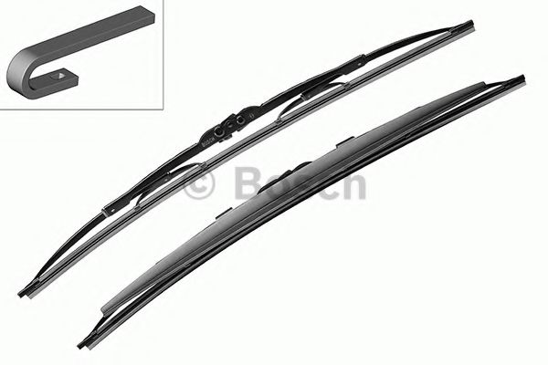 Комплект щеток стеклоочистителя twin 550мм/480мм - Bosch 3 397 001 728