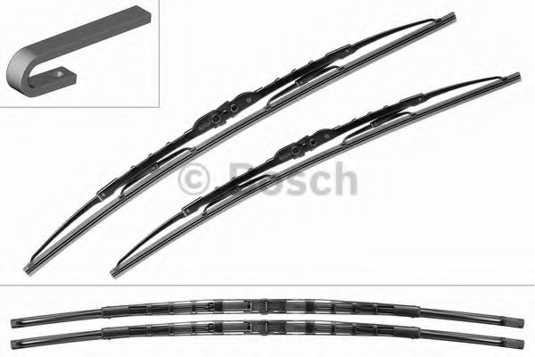 Щетка стеклоочистителя каркасная - Bosch 3 397 118 408