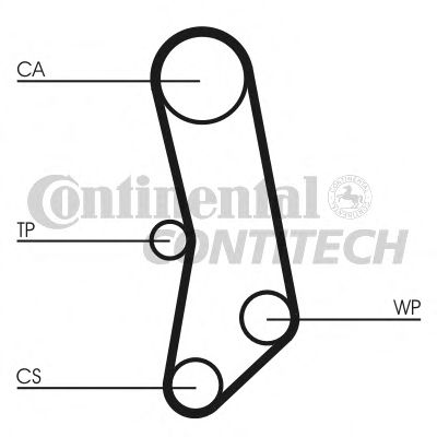 Комплект ремня ГРМ - Contitech CT503K1