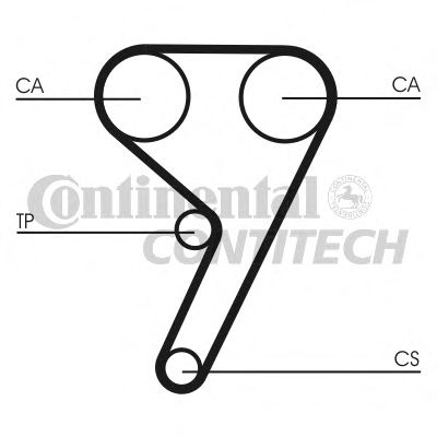 Ремень ГРМ - Contitech CT587
