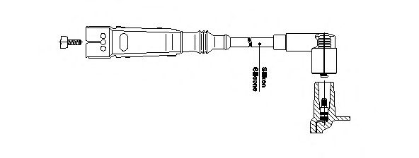 Провод высоковольтный - Bremi 111/A52
