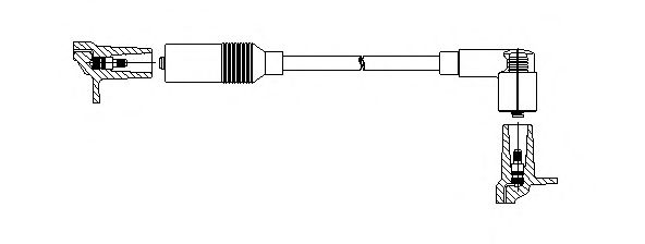 Провод высоковольтный - Bremi 115/40