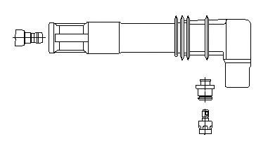 Наконечник свечи - Bremi 133/09A5