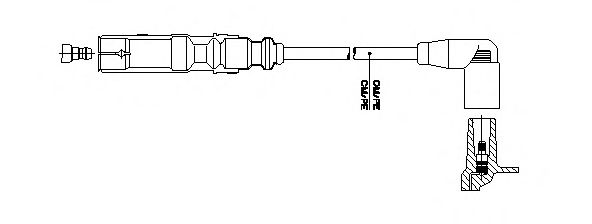 Провод высоковольтный - Bremi 1A2/246