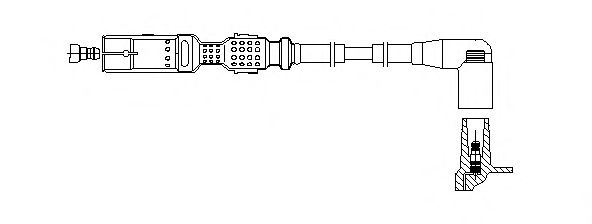 Провод высоковольтный - Bremi 1A2/8F85