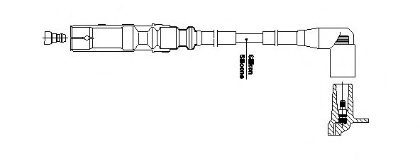 Провод высоковольтный - Bremi 1A3/2F49
