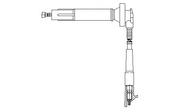 Провод высоковольтный - Bremi 3A5/9E45