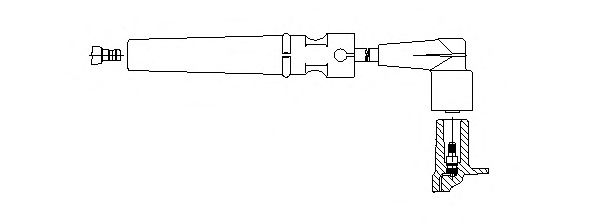 Провод высоковольтный - Bremi 491/46