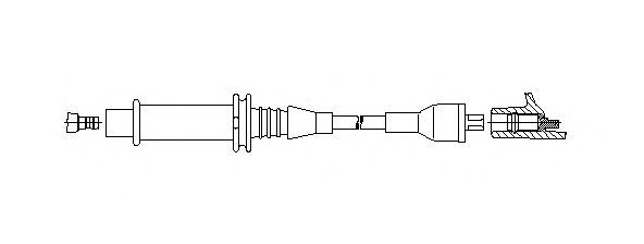 Провод высоковольтный - Bremi 601/80
