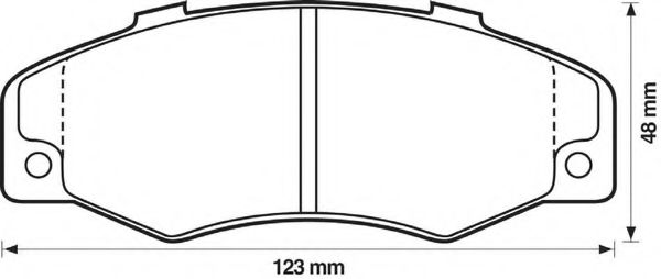 Колодки тормозные дисковые - Bendix 571339X