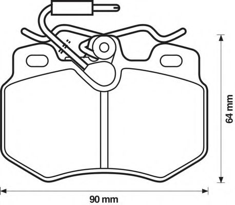 Колодки тормозные дисковые - Bendix 571406X