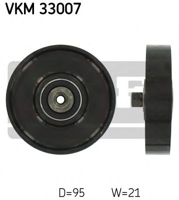 Снят с производства Промежуточный ролик поликлинового ремня - SKF VKM 33007
