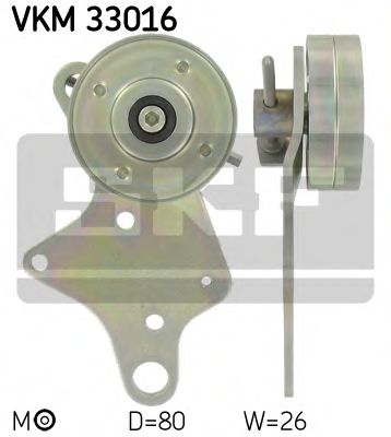 Ролик натяжителя - SKF VKM 33016
