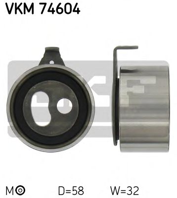 Ролик натяжной ремня ГРМ - SKF VKM 74604