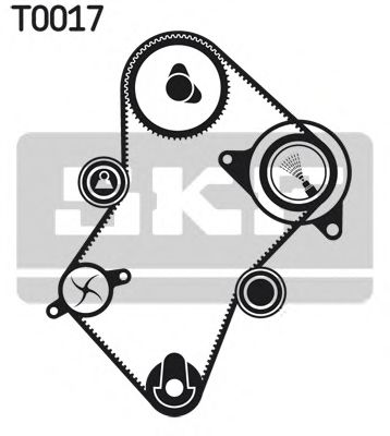 Комплект ремня ГРМ - SKF VKMA 03241