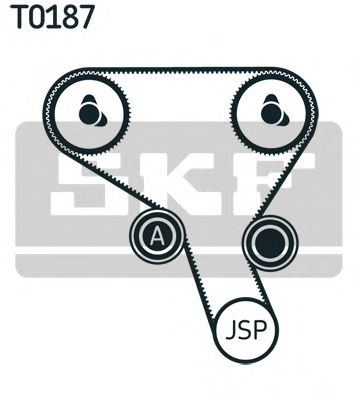 Комплект ремня ГРМ - SKF VKMA 06503