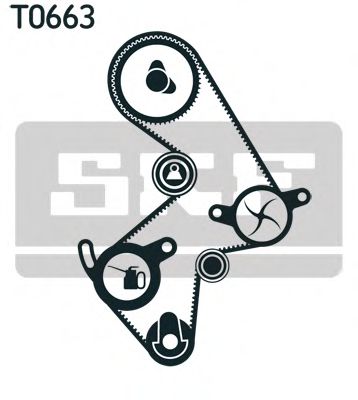 Комплект ремня ГРМ - SKF VKMA 91003