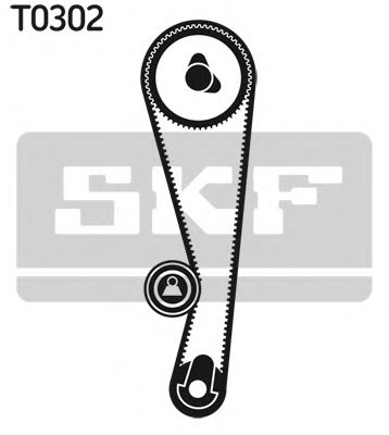 Комплект ремня ГРМ - SKF VKMA 95012