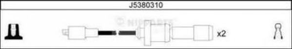 Комплект высоковольтных проводов - Nipparts J5380310