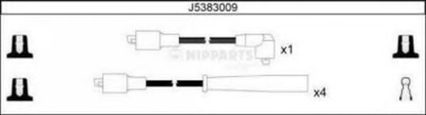 Комплект высоковольтных проводов - Nipparts J5383009