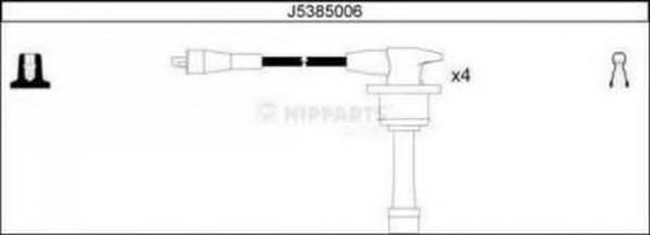 Комплект высоковольтных проводов - Nipparts J5385006