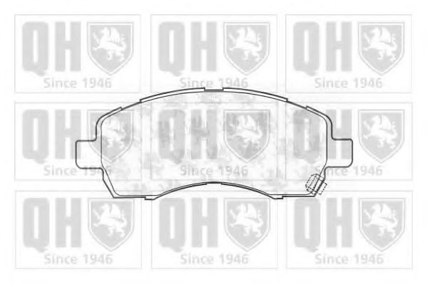 Колодки тормозные дисковые - Quinton Hazell BP1179