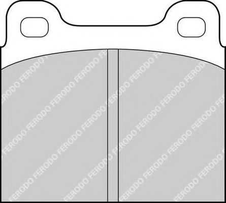 Колодки тормозные дисковые | перед | - Ferodo FDB2M