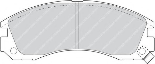 Колодки тормозные дисковые | перед | - Ferodo FDB765