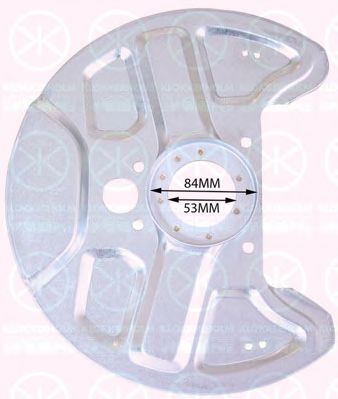 Отражательный щиток дискового тормозного механизма | перед | - Klokkerholm 9040371