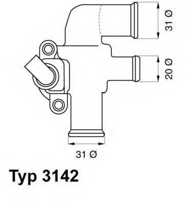 Термостат - Wahler 3142.90D