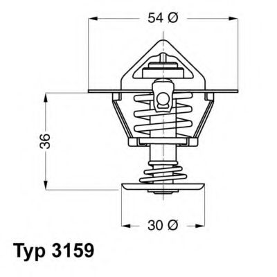 Термостат - Wahler 3159.82D