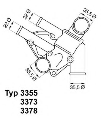 Термостат - Wahler 3355.80D