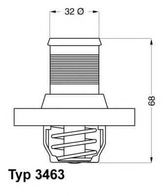 Термостат - Wahler 3463.89D