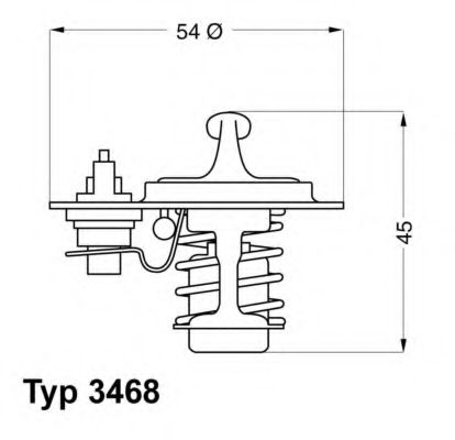 Термостат - Wahler 3468.88D