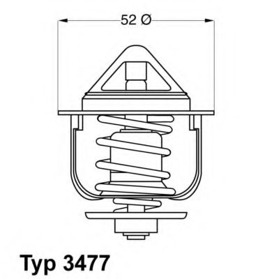 Термостат - Wahler 3477.88D