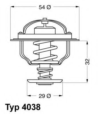 Термостат - Wahler 4038.81D