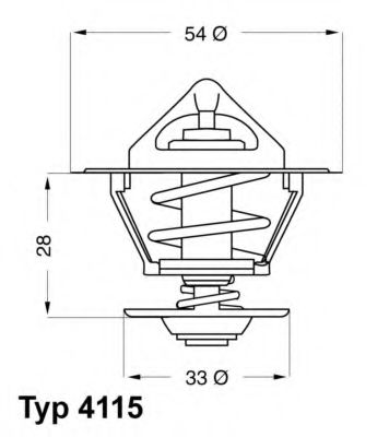 Термостат - Wahler 4115.92D