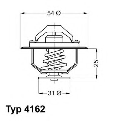 Термостат - Wahler 4162.79D