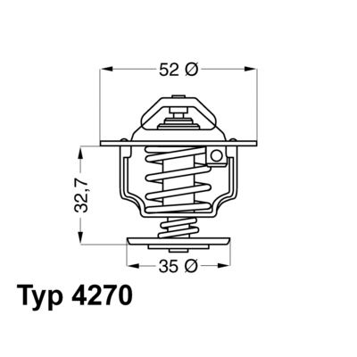 Термостат - Wahler 4270.92D