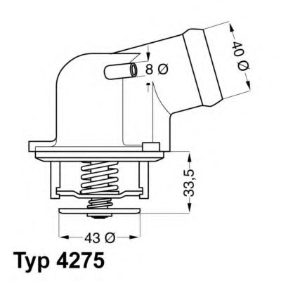 Термостат - Wahler 4275.87D