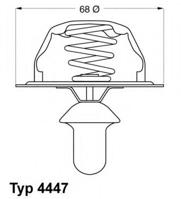 Термостат - Wahler 4447.85D