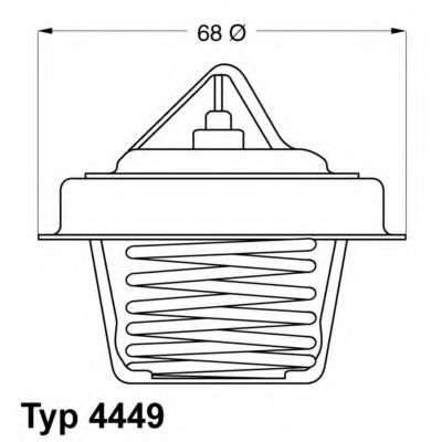 Термостат - Wahler 4449.84D