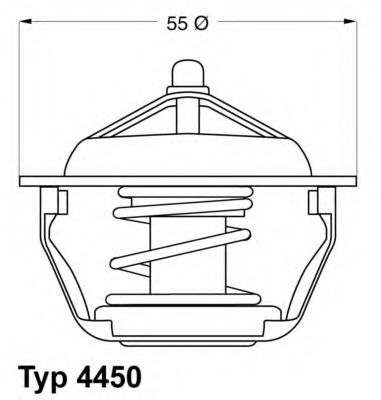 Термостат - Wahler 4450.83D